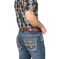 EL CENTENARIO Jeans de mezclilla premium con corte de bota para hombre