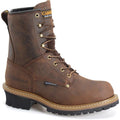 CAROLINA Men's Elm 8 Inch Steel Toe Waterproof Logger Work Boot CA9821