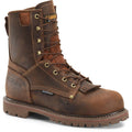 CAROLINA Men's 8 Inch 28 Series Waterproof Composite Toe Work Boot, Brown