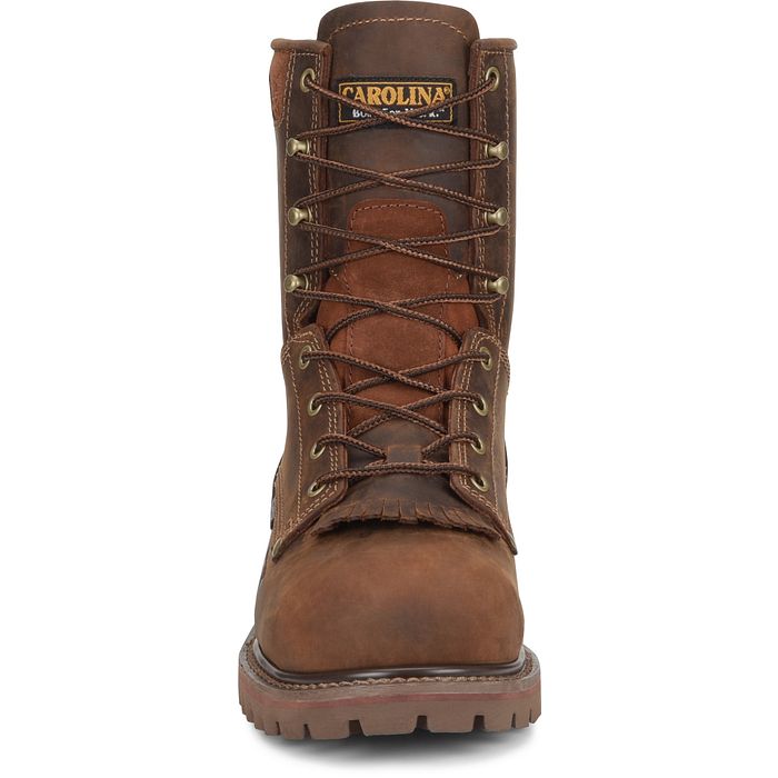 CAROLINA Men's 8 Inch 28 Series Waterproof Composite Toe Work Boot, Brown