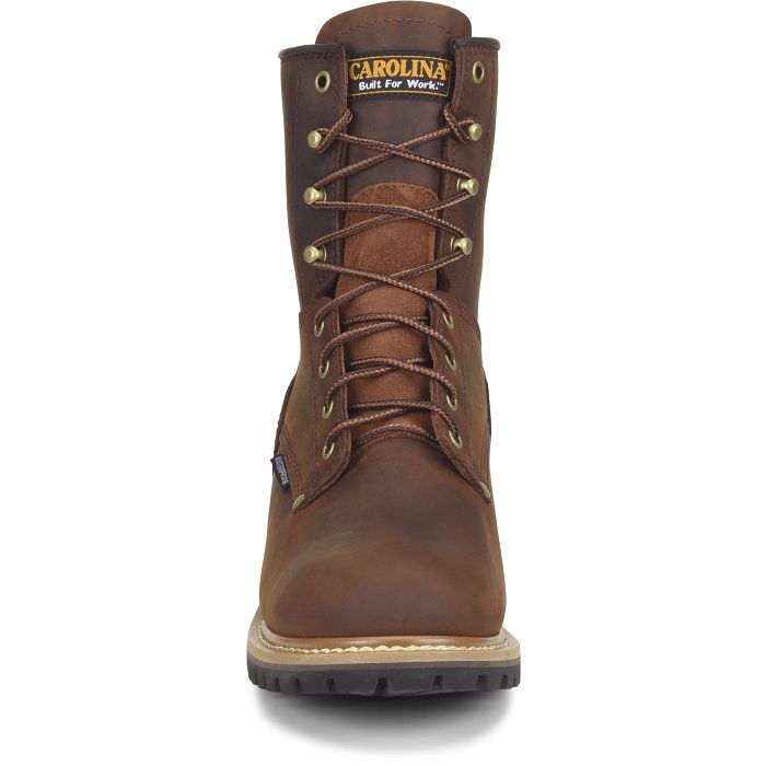 CAROLINA Men's Elm 8 Inch Steel Toe Waterproof Logger Work Boot CA9821