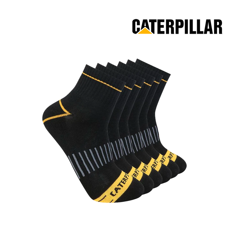 CATERPILLAR 3 PK Max 1/2 Quater Cush Socks CT302366TD