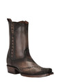 CUADRA Men's Engraved Genuine Bovine Leather Casual Boot CU737