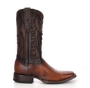 CUADRA Men's Lizard Teju Laser & Embroidery Square Toe Western Boot CU790
