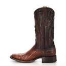 CUADRA Men's Lizard Teju Laser & Embroidery Square Toe Western Boot CU790