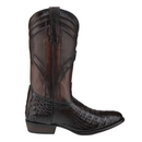 CUADRA Men's Western Boot Genuine Caiman Belly Laser & Embroidery Round Toe CU857