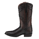 CUADRA Men's Western Boot Genuine Caiman Belly Laser & Embroidery Round Toe CU857
