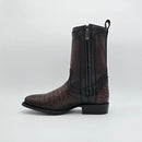 CUADRA Men's Alligator Laser & Zipper J Toe CU861