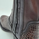 CUADRA Men's Alligator Laser & Zipper J Toe CU861