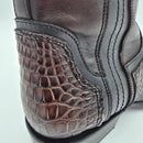 CUADRA Men's Alligator Laser & Zipper J Toe CU861