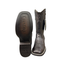 CUADRA Men's Exotic Ostritch Leather Square Toe Western Boot