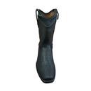 CUADRA Bota vaquera para hombre Crust Tokio Oxford con cremallera láser y tejido, punta cuadrada estrecha, CU969