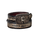 CUADRA Men's Fuscus Leather Cowboy Belt BC351