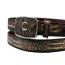 CUADRA Men's Fuscus Leather Cowboy Belt BC351