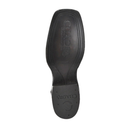 CUADRA Men's Genuine Caiman Laser & Embroidery Square Toe, Black