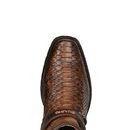 CUADRA Men's Hand-Painted Python Leather Ankle Boots CU689