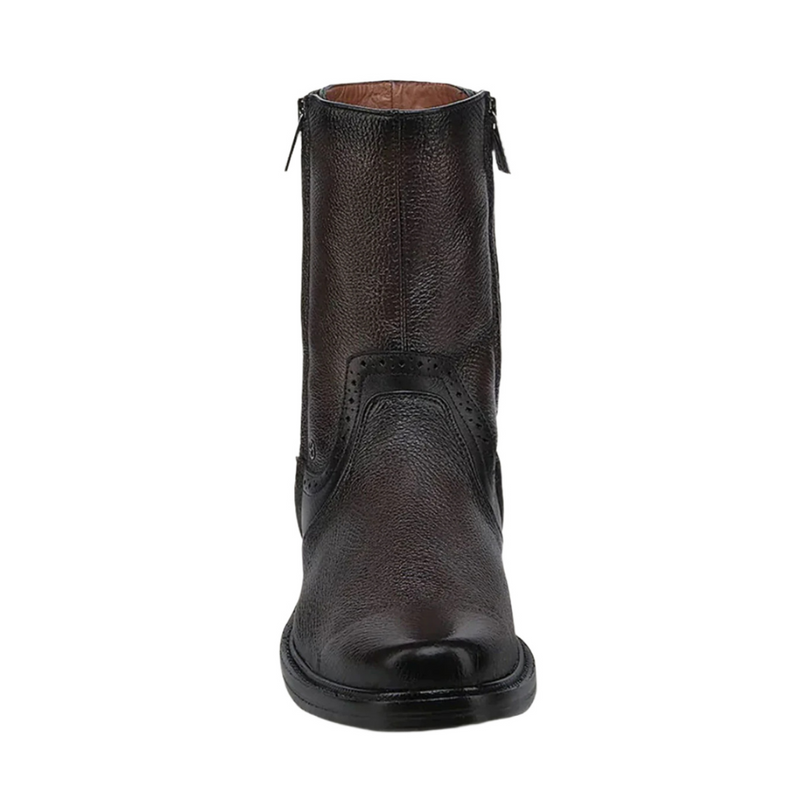 Bota urbana CUADRA de piel bovina con cremallera para hombre FC861