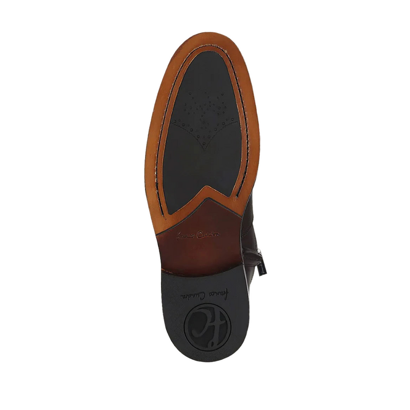 Bota urbana CUADRA de piel bovina con cremallera para hombre FC861
