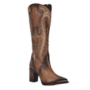 CUADRA Women's Genuine Leather High Rise Western Boot CU763