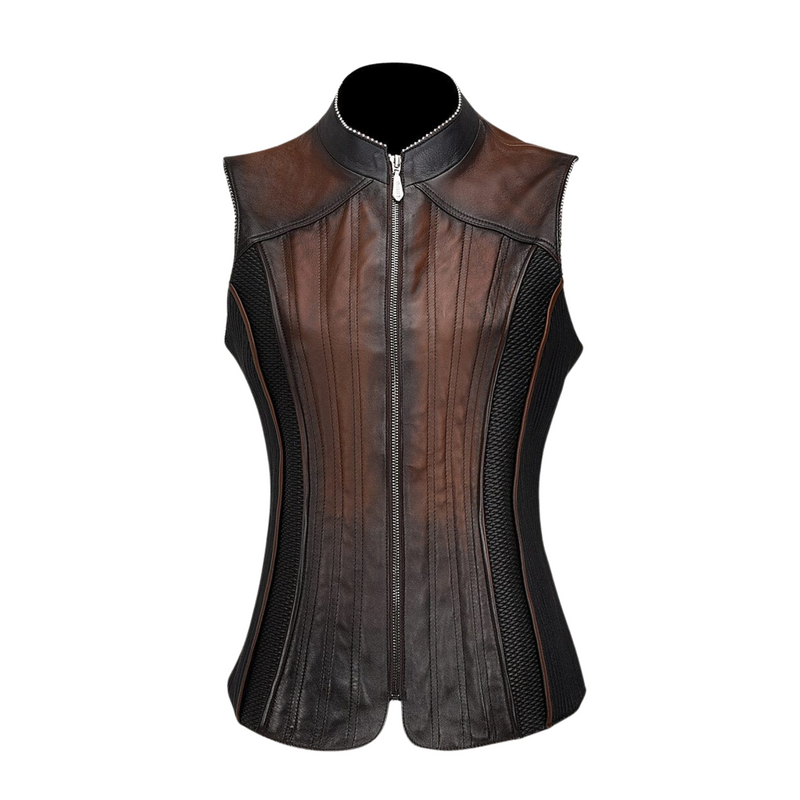 CUADRA Women's Ovine Zipper Vest JC238