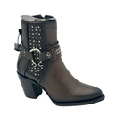 CUADRA Women's Western Style Harness & Studs Bootie CU966