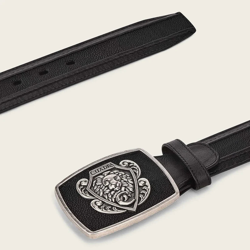 CUADRA Men's Genuine Exotic Leather Western Belt BC170