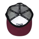 EL VIEJON Cabron Y Vago Flat Visor Cap, Maroon