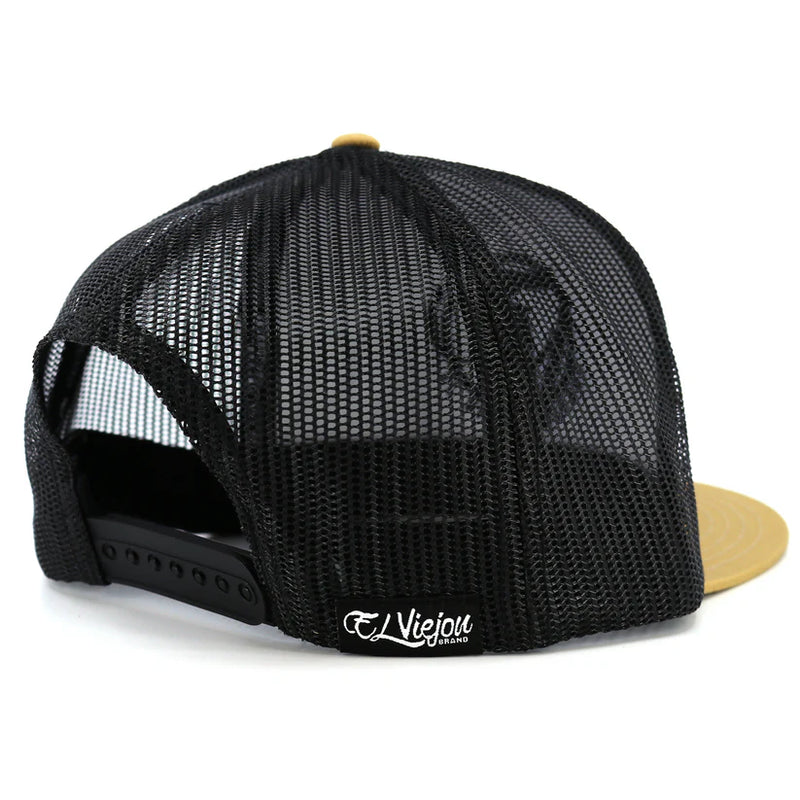 EL VIEJON Cabron Y Vago Mocha/Black Flat Visor Hat