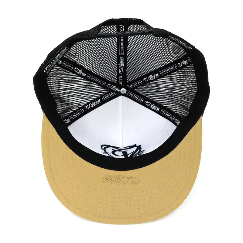 EL VIEJON Cabron Y Vago Mocha/Black Flat Visor Hat