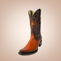 EL GENERAL Men's Exotic Leather Caiman Belly  Western Boot