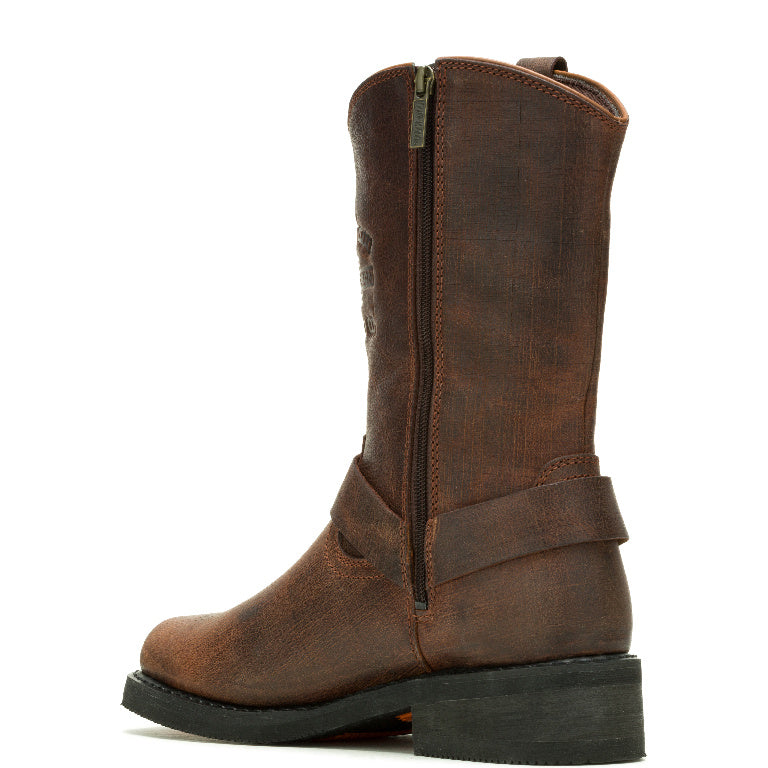 HARLEY DAVIDSON Men's 11 Inch Hustin West Boot, Brown