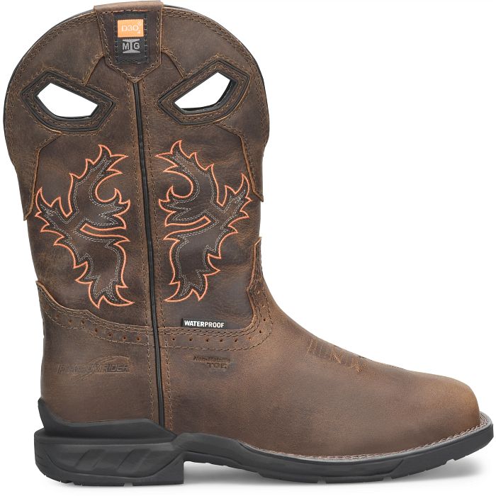 DOUBLE-H Men's REDEEMER 1 Wide Square Toe Waterproof Metguard Comp Toe Roper Workboots DH5379