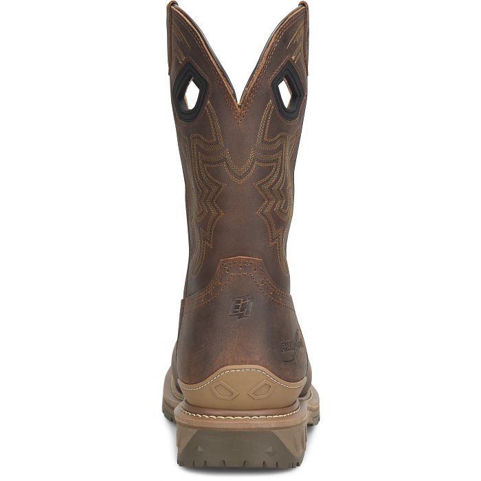 DOUBLE-H Men's Phantom Stanton Waterproof Composite Toe Work Boot, Brown