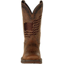 DURANGO Men's Rebel Distressed Flag Embroidery Western Boot DDB0314