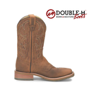 DOUBLE-H Men's Jase 11 Inch Western Boots, Brown