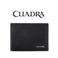 Cuadra Black Handmade Bifold Deer Leather Wallet DU176