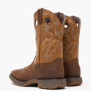 DURANGO Men's Rebel by Durango Steel Toe Waterproof Western Boot, Brown