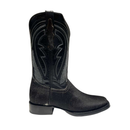 EL GENERAL Men's Rodeo Cowhide  Western Boot, Black