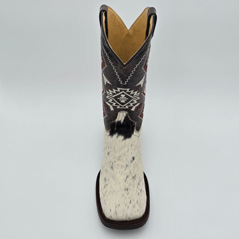 Bota vaquera de piel de vacuno estilo rodeo para hombre EL GENERAL 44862