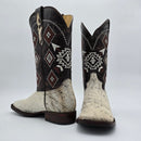 Bota vaquera de piel de vacuno estilo rodeo para hombre EL GENERAL 44862