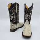 Bota vaquera de piel de vacuno estilo rodeo para hombre EL GENERAL 44862