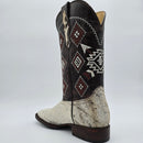 Bota vaquera de piel de vacuno estilo rodeo para hombre EL GENERAL 44862