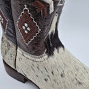 Bota vaquera de piel de vacuno estilo rodeo para hombre EL GENERAL 44862