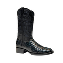 EL GENERAL Men's Rodeo Leather Python Print , Black