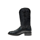 EL GENERAL Men's Rodeo Leather Python Print , Black