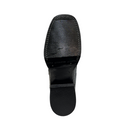 EL GENERAL Men's Rodeo Leather Python Print , Black