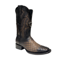 EL GENERAL Men's Rodeo Leather Western Boots, Gris