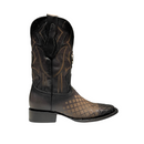 EL GENERAL Men's Rodeo Leather Western Boots, Gris