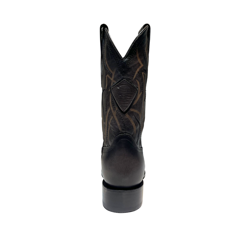 EL GENERAL Men's Rodeo Leather Western Boots, Gris