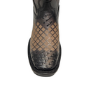 EL GENERAL Men's Rodeo Leather Western Boots, Gris